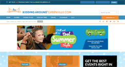 Desktop Screenshot of kiddingaroundgreenville.com